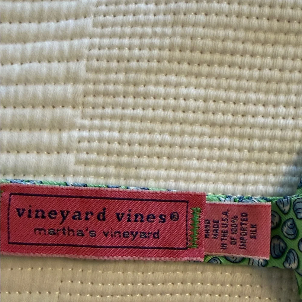 Vineyard Vines Green Patterned Kids Bow Tie